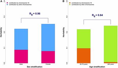 Similar Genetic Architecture of Alzheimer’s Disease and Differential APOE Effect Between Sexes